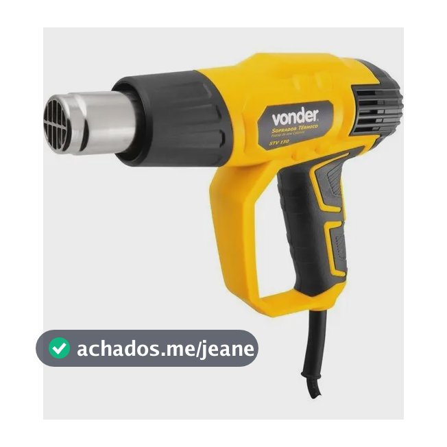 Soprador Térmico Stv150n 1500w - Vonder cor Amarelo