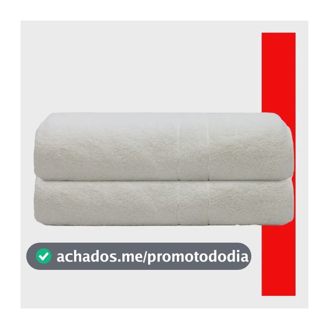 Kit 2 Toalhas De Banho Gigante Galaxy Camesa 75x150 400g/m2 Branco Listras