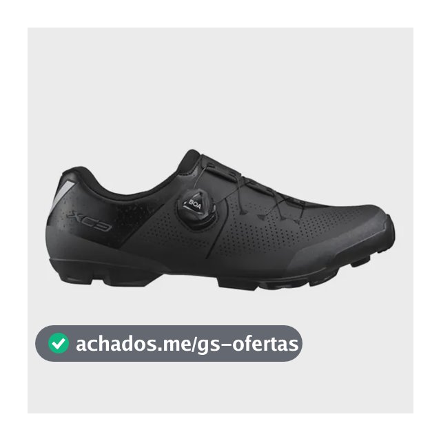 Sapatilha Shimano Sh-xc302 Sistema Boa Pedal Clip Mtb Preta
