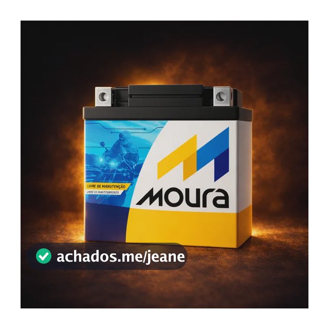 Bateria Moura Titan Fan Biz Bros Fazer 125 150 160 Flex Xre