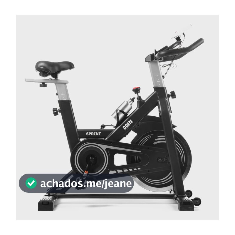 Bicicleta Ergométrica Spinning Mecanica Roda Inércia 13kg Sprint Odin Fit