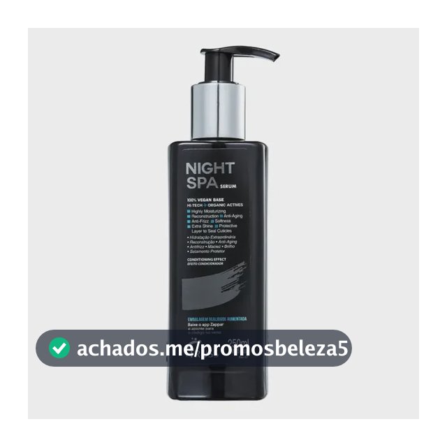 Night Spa Sérum Capilar De Tratamento Noturno Truss 250ml