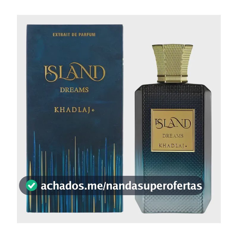 Perfume Árabe Khadlaj Island Dreams100ml Edp