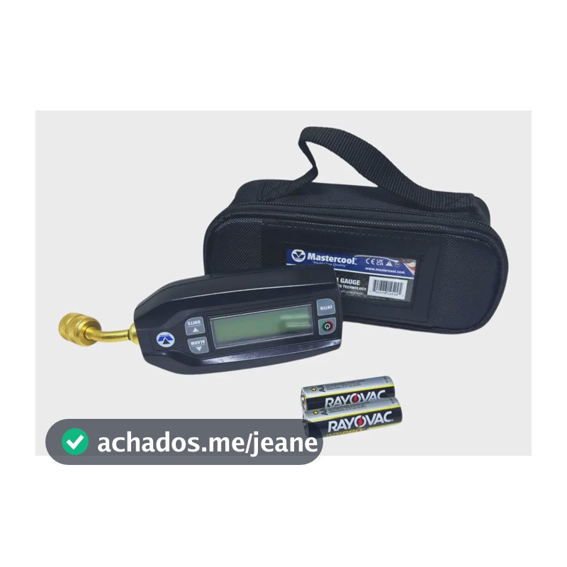 Vacuômetro Digital Mastercool 98063-BT Bluetooth 450 PSI Refrigeração Celular