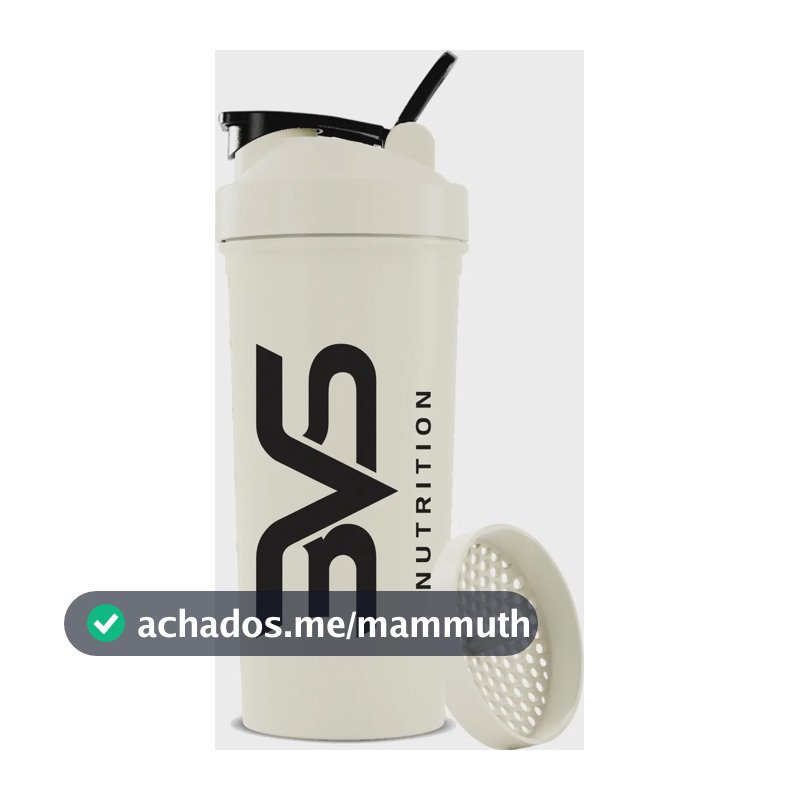 Coqueteleira / Shaker Branca - Academia 600ml - 3vs Nutrition