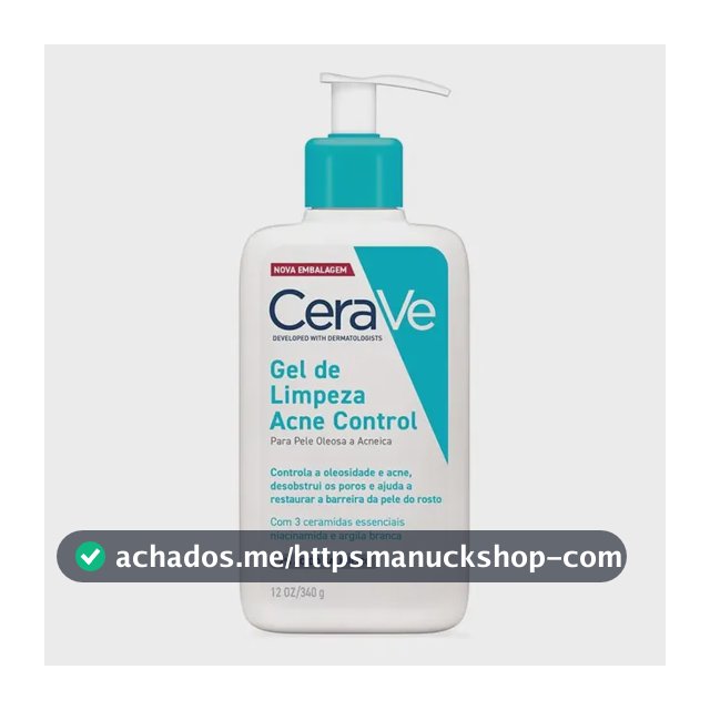 Gel De Limpeza Acne Control Para Pele Oleosa 340g Cerave Oleosa Dia/noite