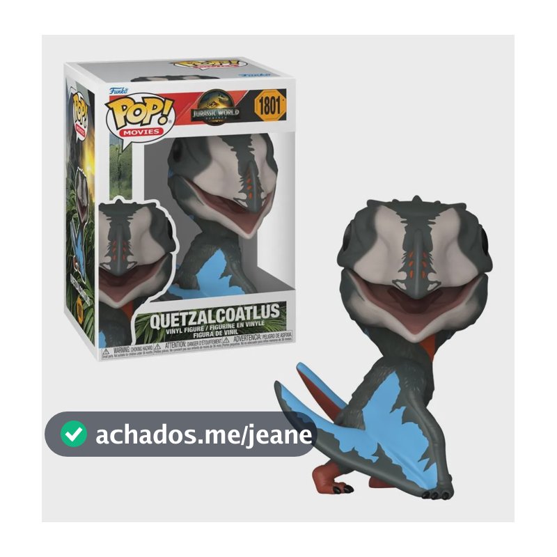 Boneco Funko Pop! Jurassic World Recomeço - Quetzalcoatlus
