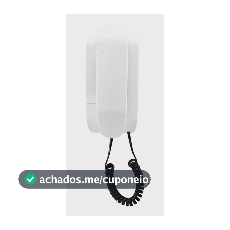 Extensão De Áudio Intelbras 1010 Ea Para Vídeo Porteiro Cor Branco