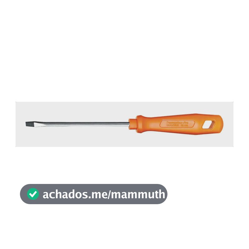 Chave Fenda Ponta Chata 6x250mm Tramontina