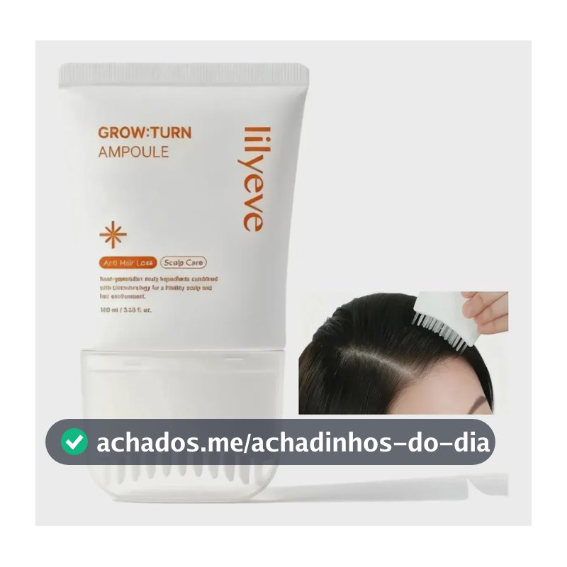 Sérum Capilar Lilyeve Growturn Com Escova 100ml Para Crescer