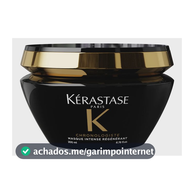 Máscara Capilar Regeneradora para Hidratação Profunda, Brilho Intenso e Controle do Frizz Chronologiste Intense Régénérant Kérastase 200ml