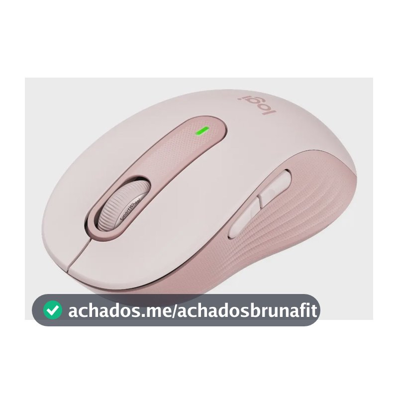 Mouse Sem Fio Logitech Signature M650 - Rose