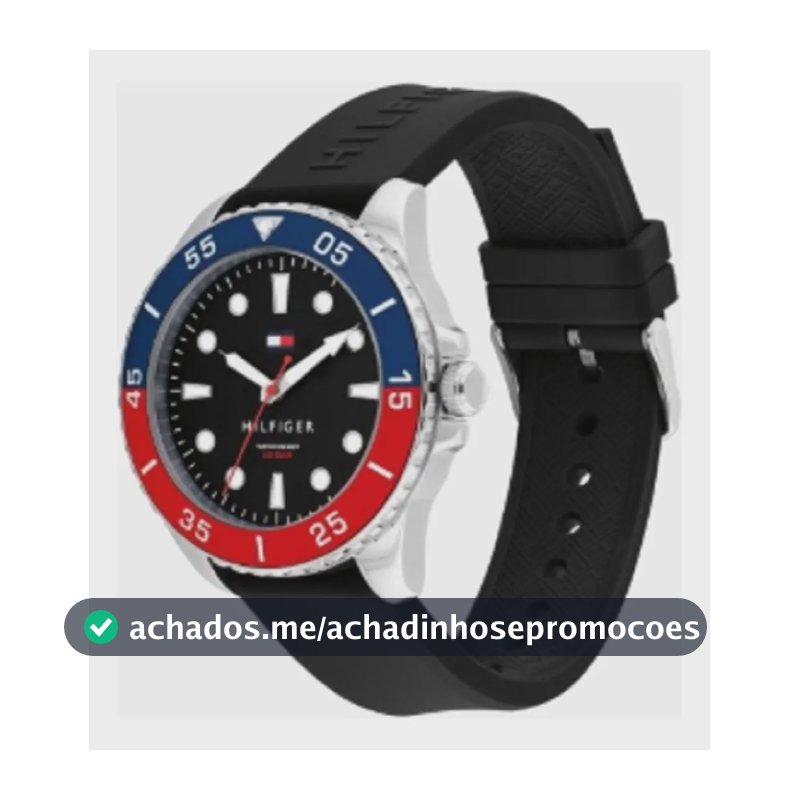 Relógio masculino Tommy Hilfiger Oceanic 1792201 preto