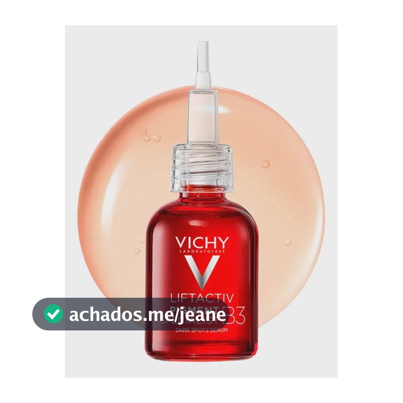 Sérum Antimanchas Clareador Facial Reduz Melasma e Manchas Solares Uniformiza o Tom Com Tecnologia Melasyl Niacinamida B3 Ácido Tranexâmico Liftactiv Pigment Specialist Vichy 30ml