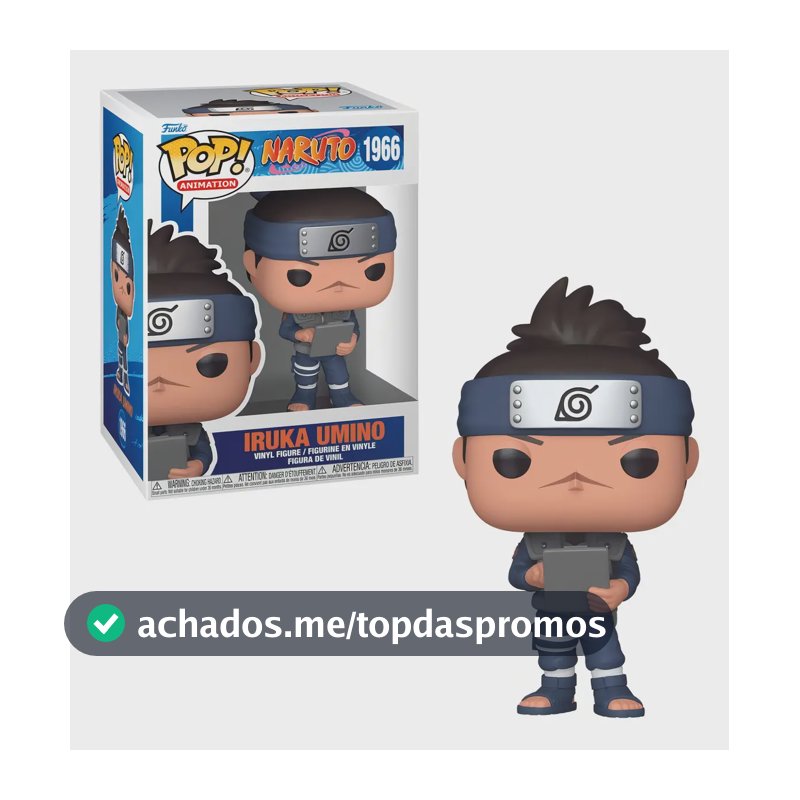 Boneco Funko Pop! Naruto Clássico - Iruka Umino