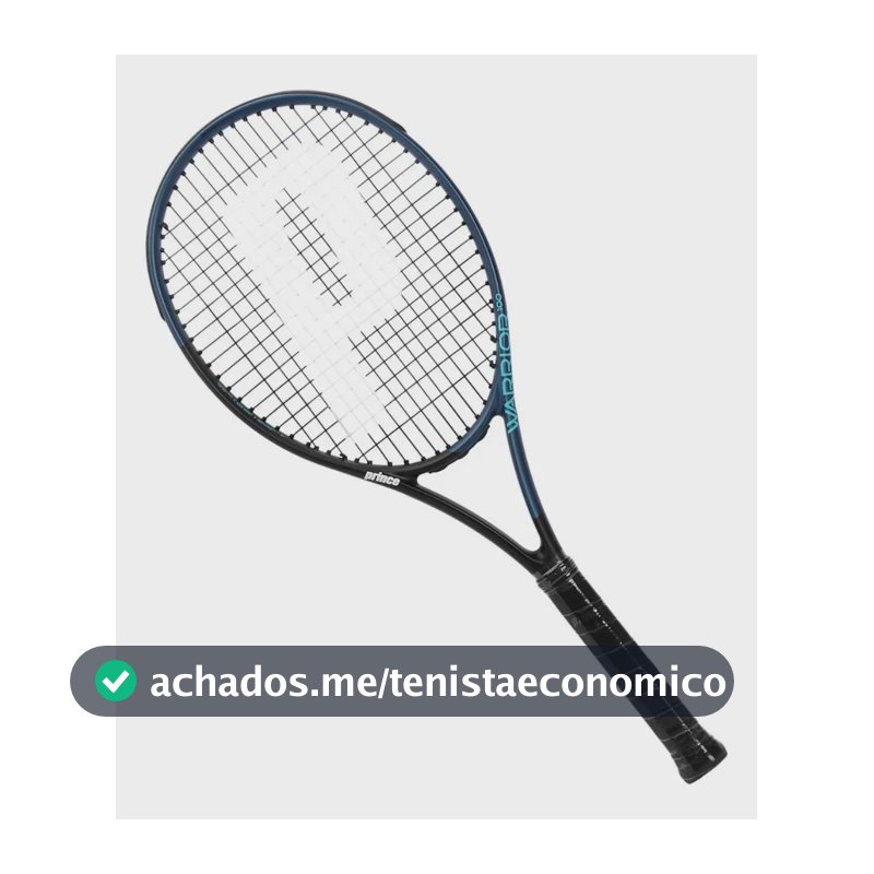 Raquete De Tênis Prince Warrior 100 16x19 300g Azul-marinho