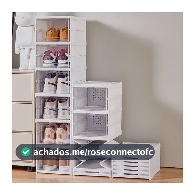 Sapateira Organizador Sapatos Empilhável Vertical 6 Andares