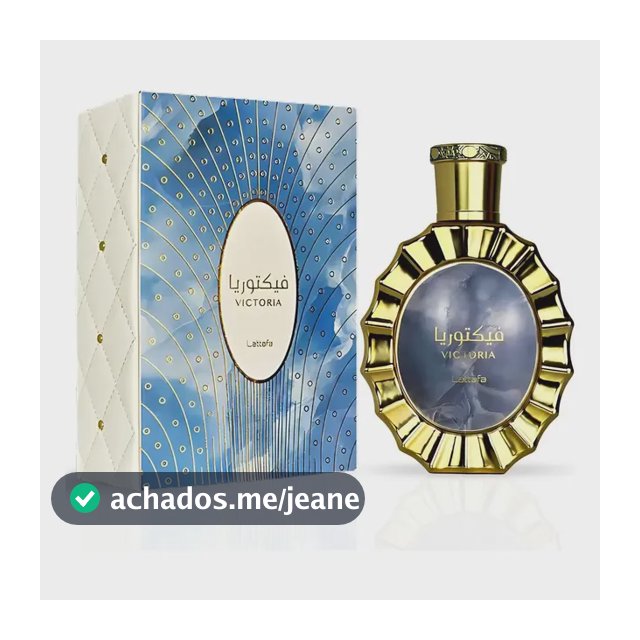 Perfume Victoria Lattafa Eau De Parfum 100ml Hannity Cosmeticos