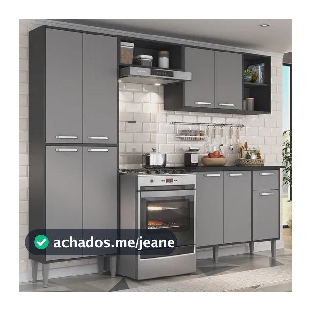 Cozinha Compacta Armário E Balcão Xangai Multimóveis Vm2840