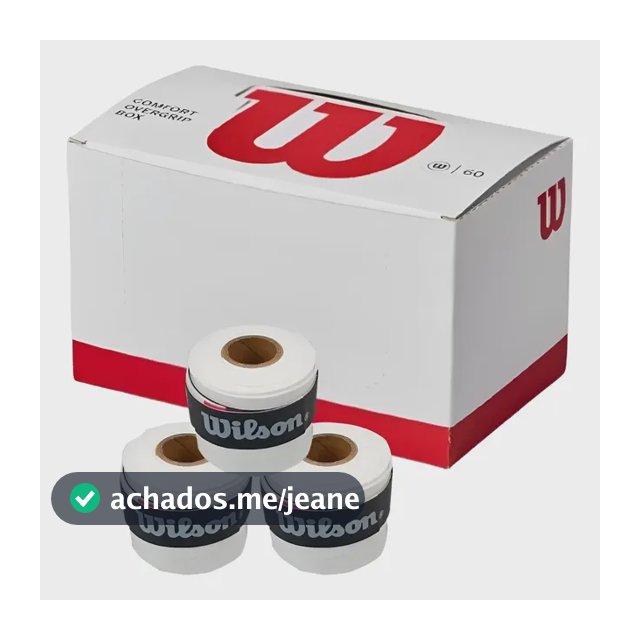 Overgrip Wilson Comfort Kit 03 Unidades Branco