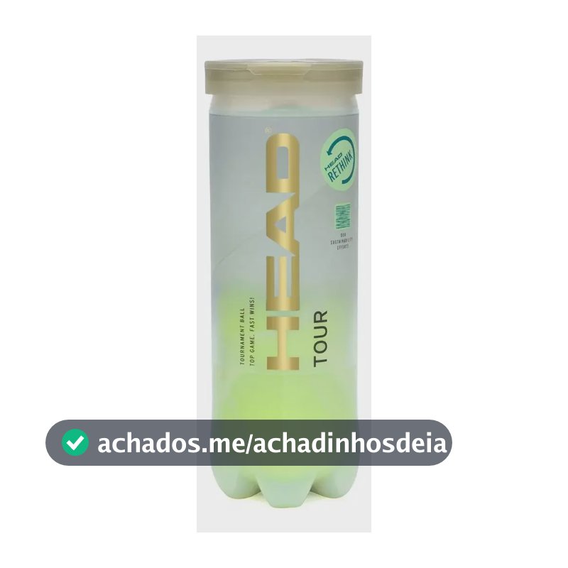 Bola De Tênis Head Tour Tubo Com 03 Bolas