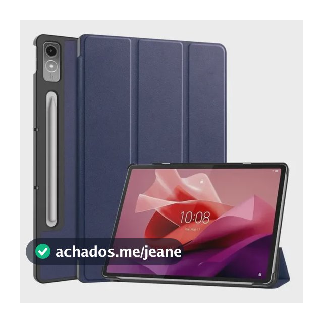 Capa Couro Sintético Resistente Para Lenovo Tab P12 2024