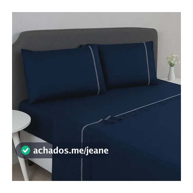 Jogo De Lençol Queen Size 4 Peças 400 Fios C/ Elástico Hotel