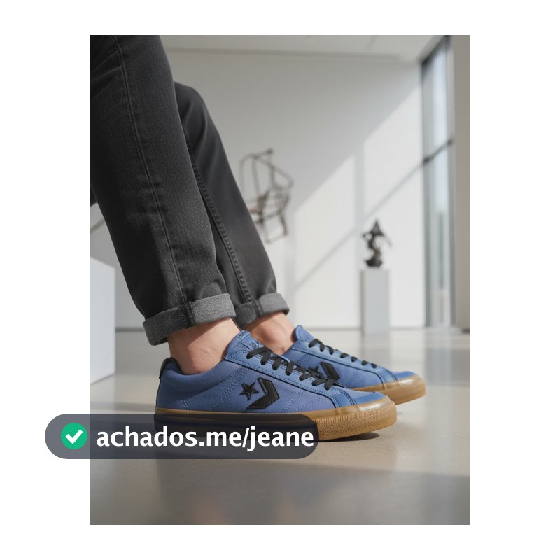 Tênis Casual All Star Cano Curto Algodão Converse Azul Grafite/preto/marrom Mel Liso 37 Br