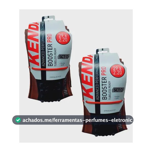 Par Pneu 29 X 2.20 Kenda Booster Pro Faixa Marrom Aro 29