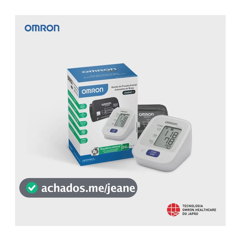 Omron HEM-7122 Medidor De Pressão Digital Pilha AA