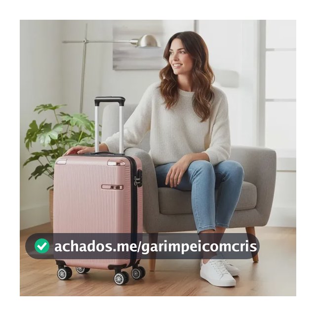 Mala Sweet Studio Para Viagem Bordo Pequena De Mão Com Rodas Removíveis Rosa Mala 2088