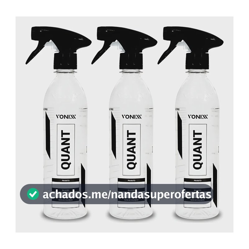 Kit 3 Quant Vonixx Pulverizador Diluidor 500ml