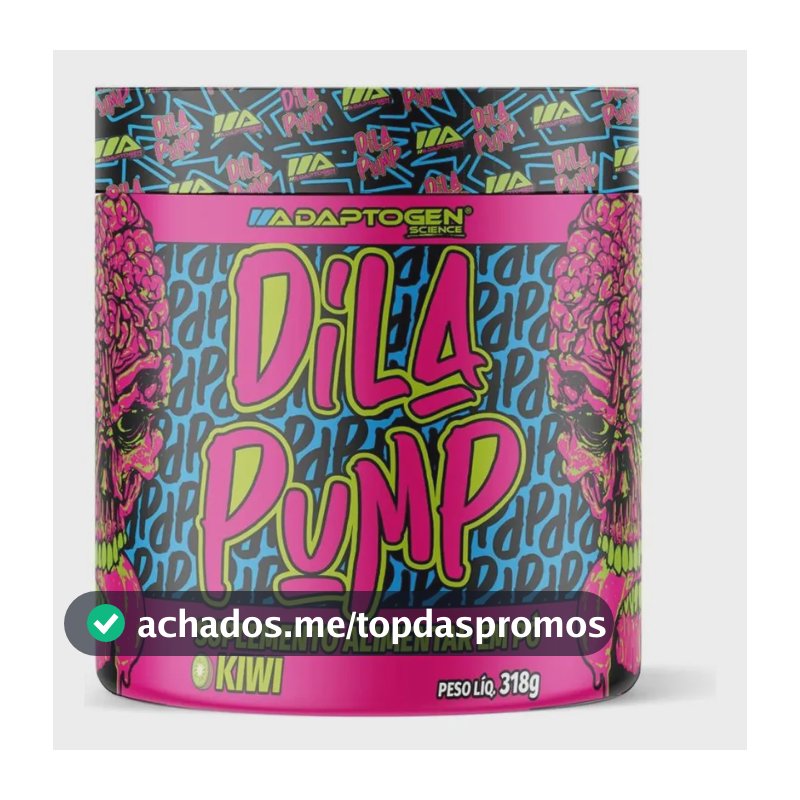 Suplemento em pó Adaptogen Science Pré treino sabor Kiwi x 318g