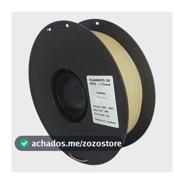 Filamento 3d Masterprint 1kg 1,75mm Petg Madeira