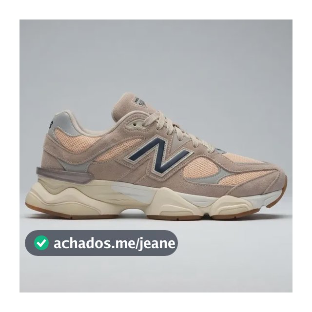 Tênis New Running 9060 Creme Academia Confortavel