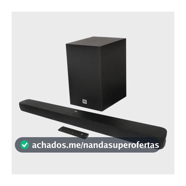 Soundbar JBL Bar 2.1 Canais Com Subwoofer e Bluetooth