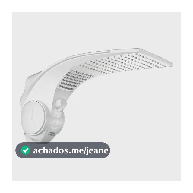 Chuveiro Eletrônico Lorenzetti Duo Shower Quadra Multitemperaturas 7500W Branco