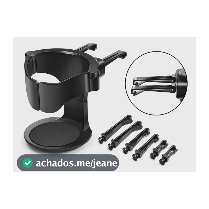 Porta Copos E Latas Personalizados Para Carros Para Garrafas Preto