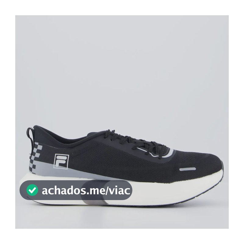 Tênis Fila Preto E Cinza Kr7 Pro Preto - 40 Br