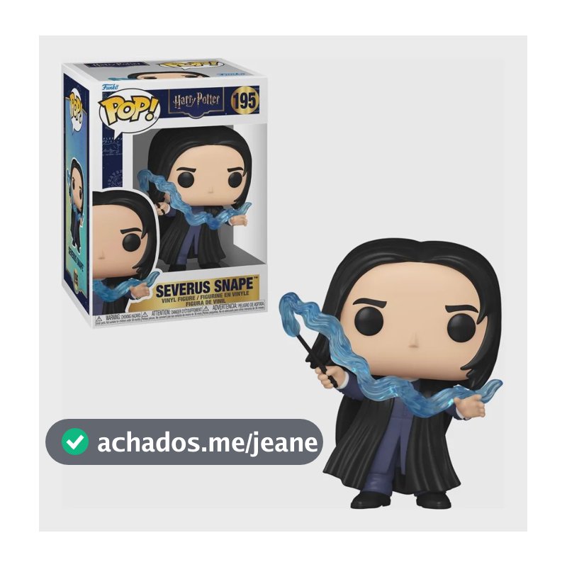 Boneco Funko Pop! Harry Potter 8 - Snape Com Patrono