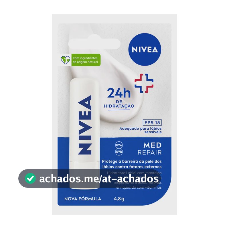 Hidratante Labial Nivea Med Repair FPS15 4,8g
