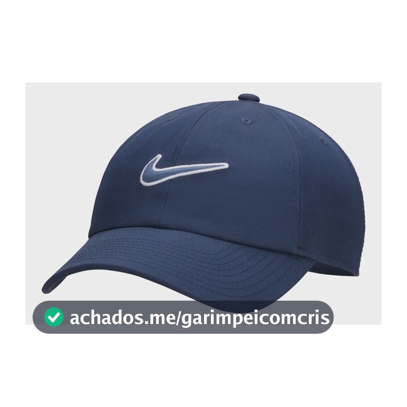 Boné Nike Club Swoosh Unissex Cor Azul-escuro Tamanho G/gg