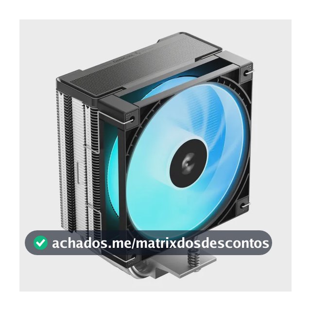 DeepCool AG400 G2 ARGB Cooler para CPU Torre Única 120mm 4 Heatpipes