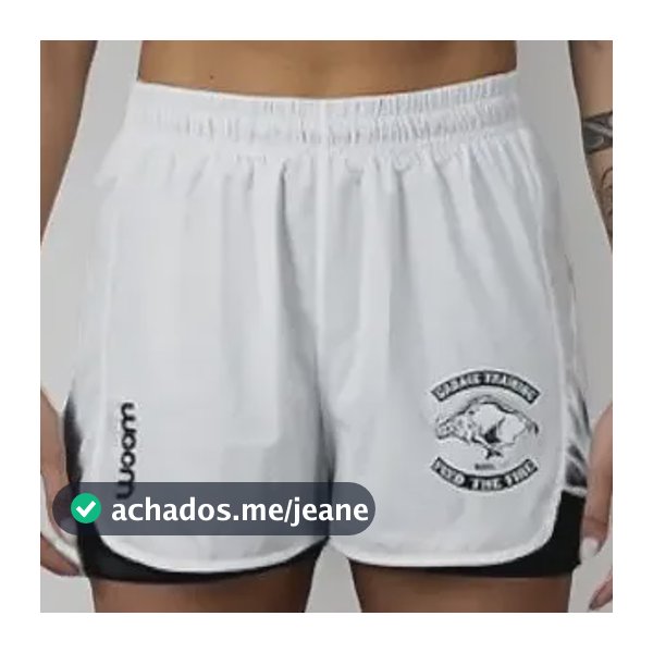 Shorts Running 2 Em 1 Woom Garage Training Feminino I