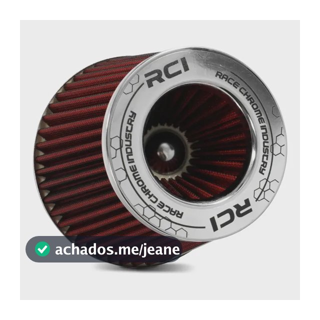 Filtro Ar Esportivo Duplo Fluxo Grande Cônico Universal Rc