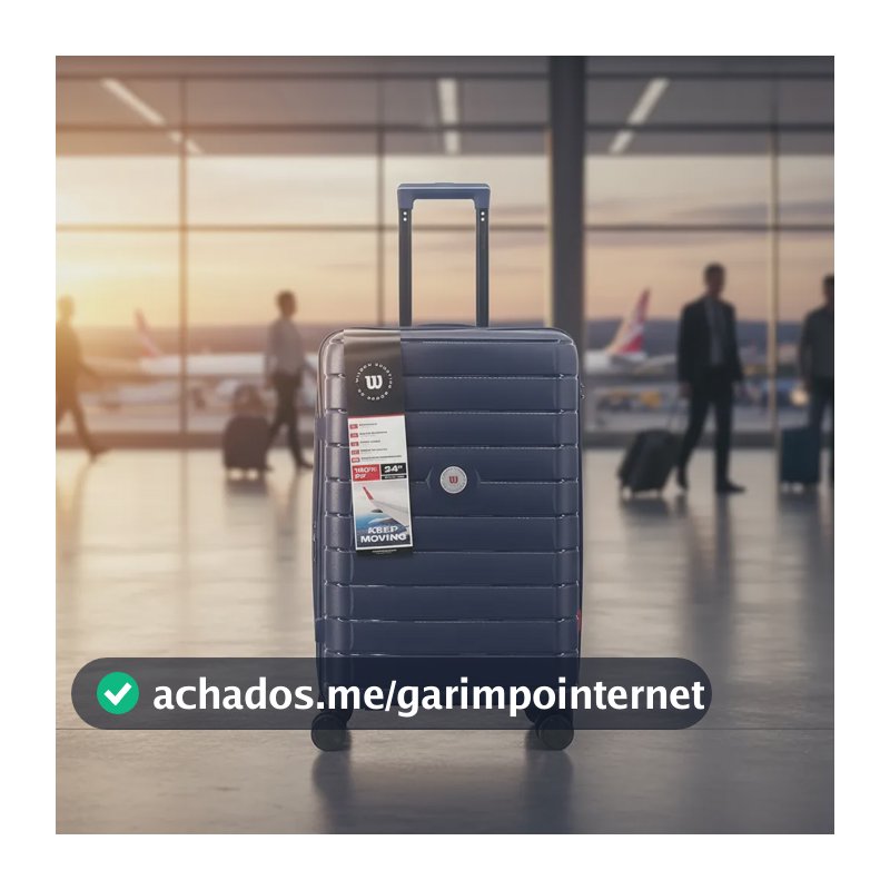 Mala Wilson Despacho Viagem 360 Expansível Tam G Azul