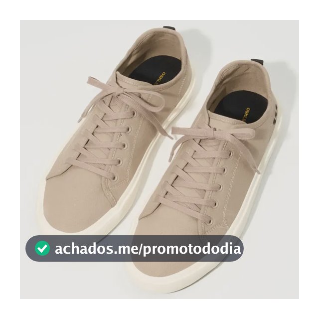 Tênis Masculino Drift Osklen Cáqui Liso 42 Br