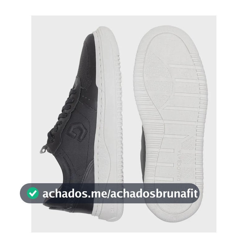 Tenis Couro Masculino Democrata Block