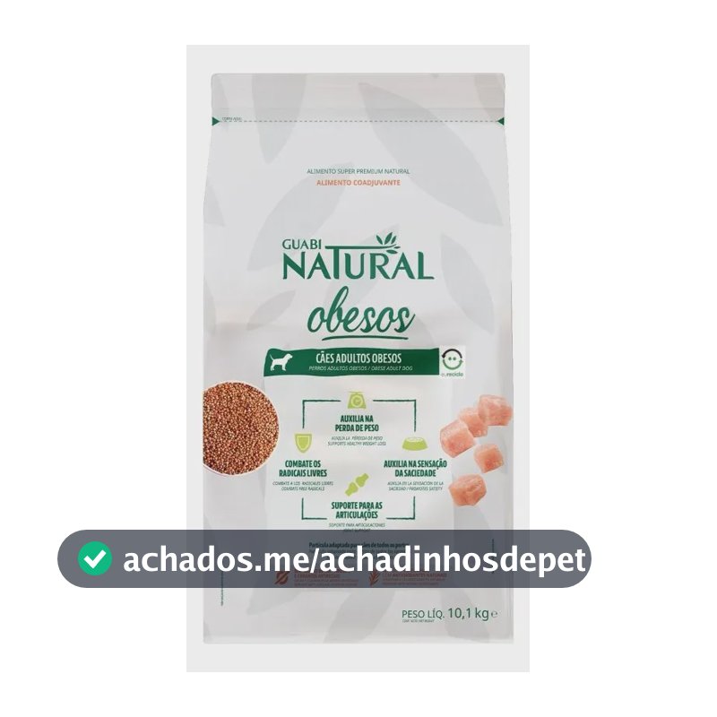 Ração Guabi Natural Cães Adultos Obesos 10,1Kg