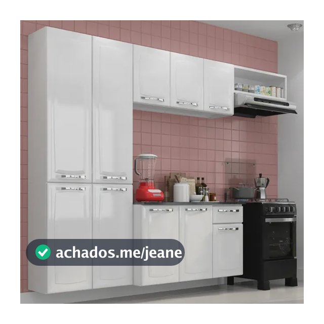 Cozinha Itatiaia Amanda Completa 4 Peças Branca